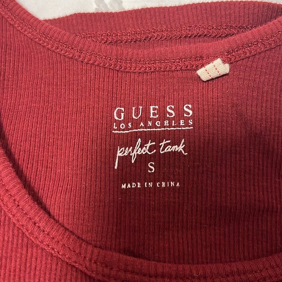 Guess maroon tank top - Picture 2 of 4